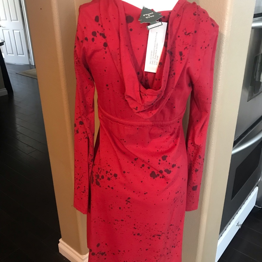 Designer organic cotton ruby dress